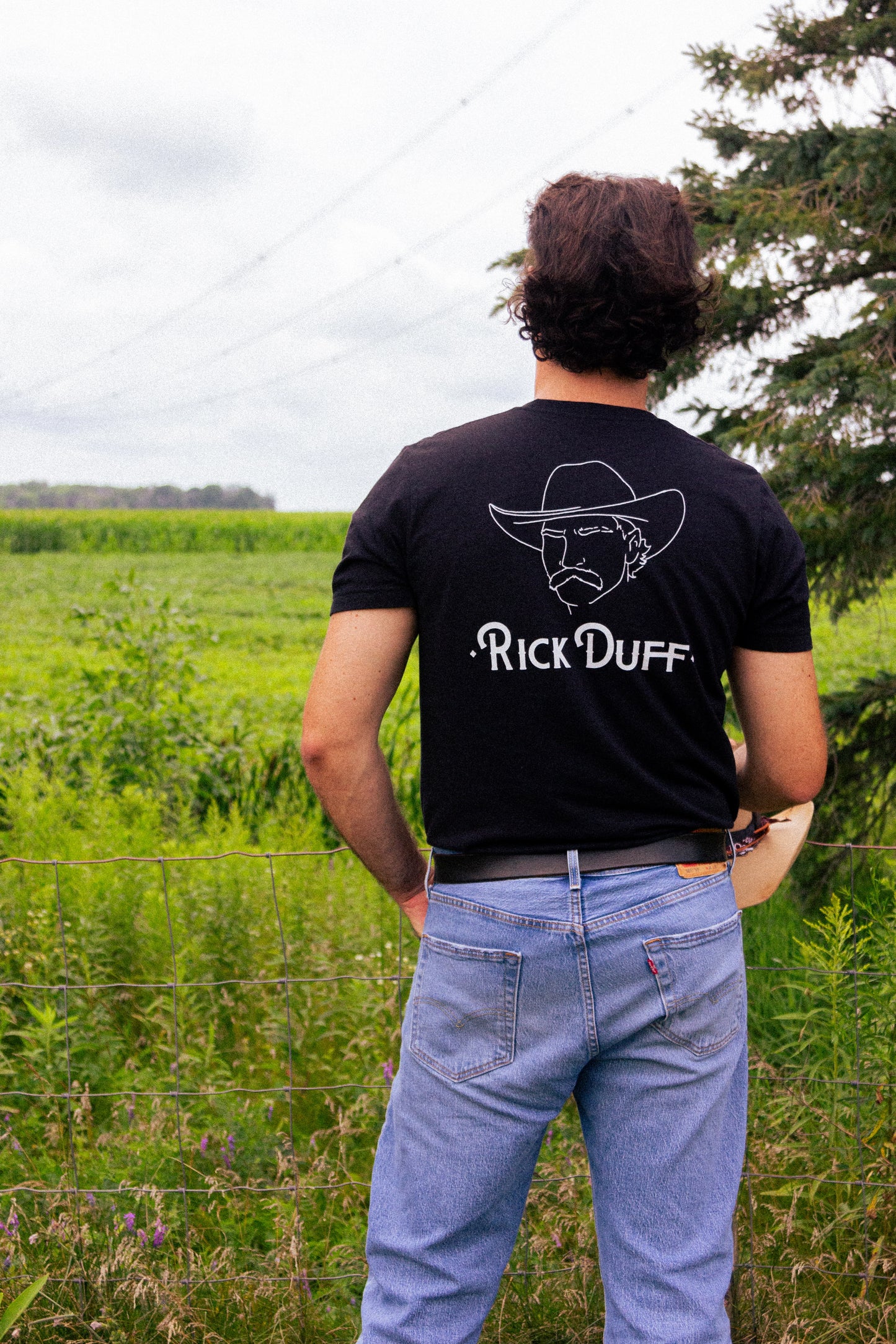 Cowboy portrait - T-shirt Rick Duff - 100% Coton