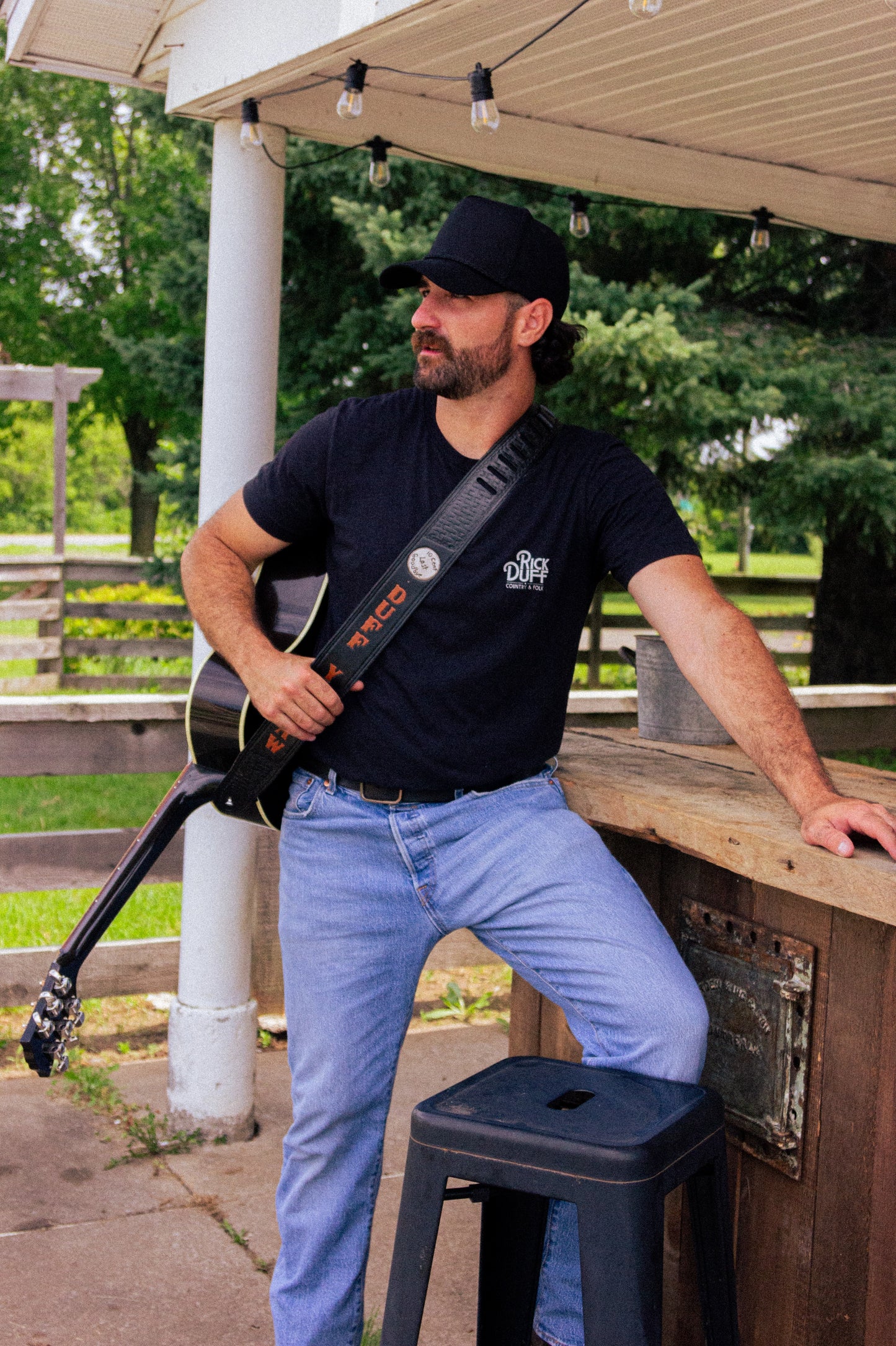 Cowboy portrait - T-shirt Rick Duff - 100% Coton