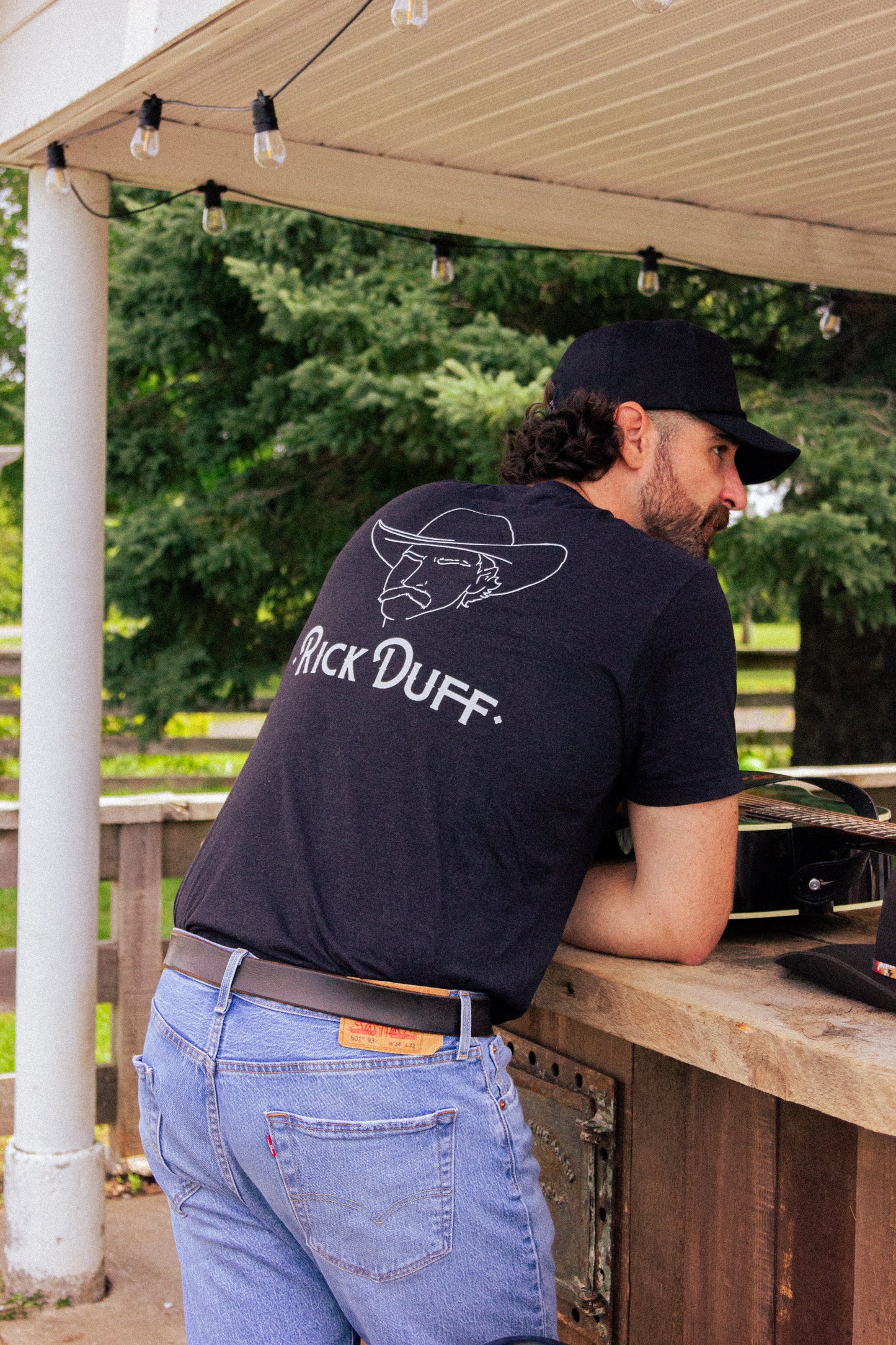 Cowboy portrait - T-shirt Rick Duff - 100% Coton
