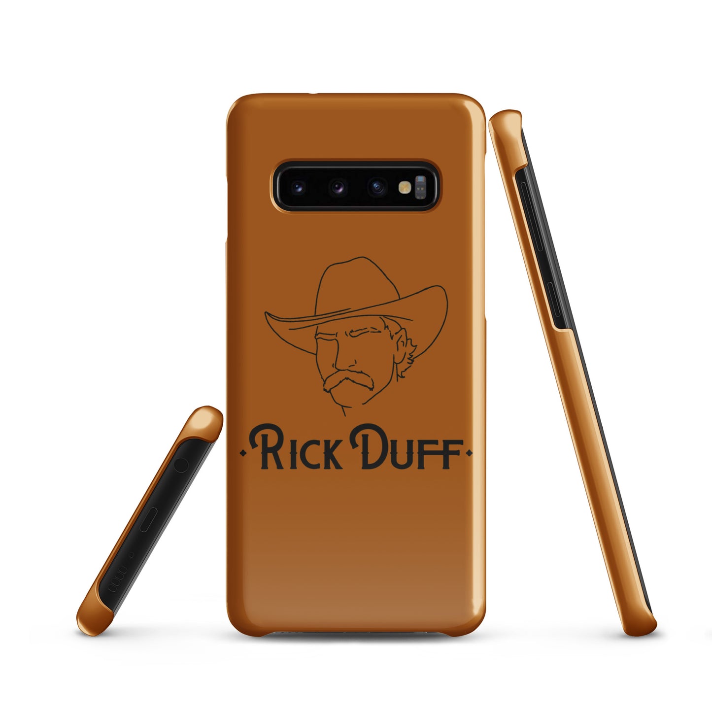 Cowboy portrait - Brun - Étui de téléphone Samsung - Rick Duff