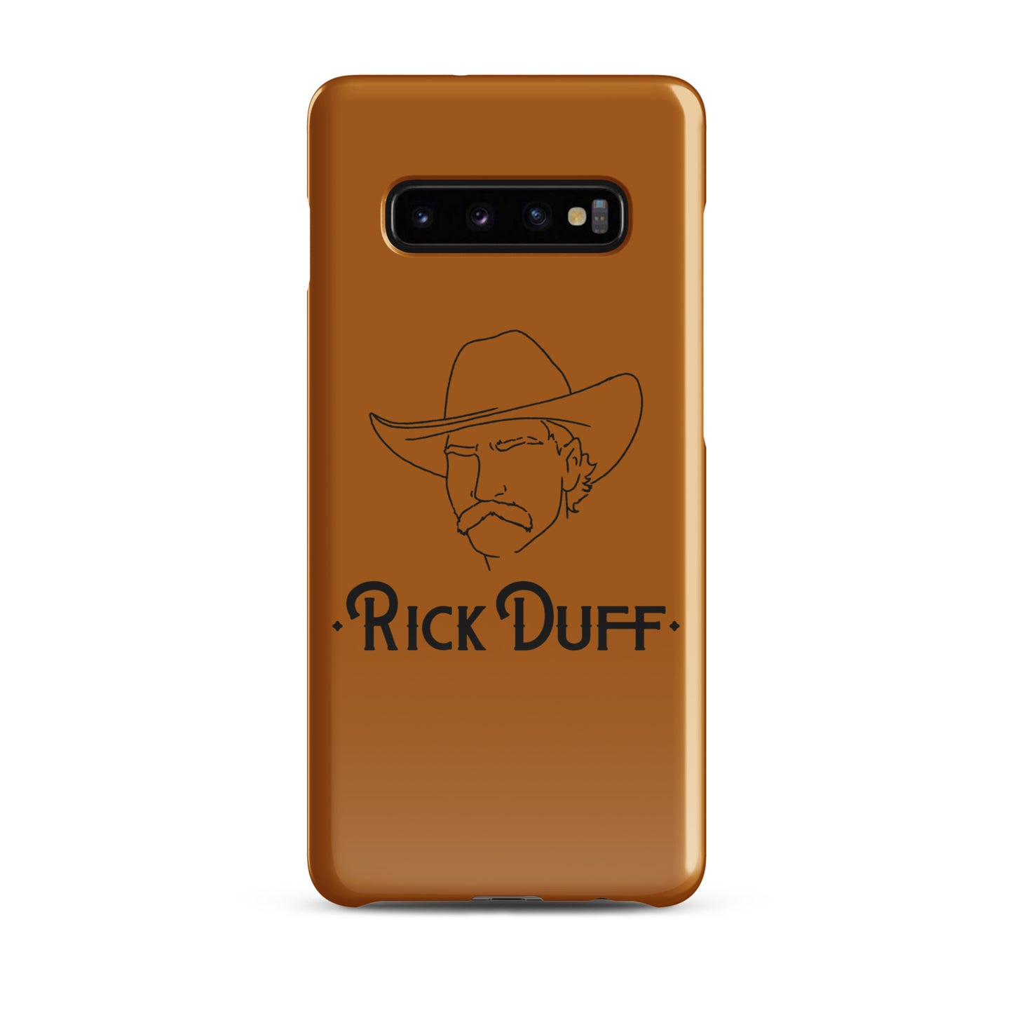 Cowboy portrait - Brun - Étui de téléphone Samsung - Rick Duff