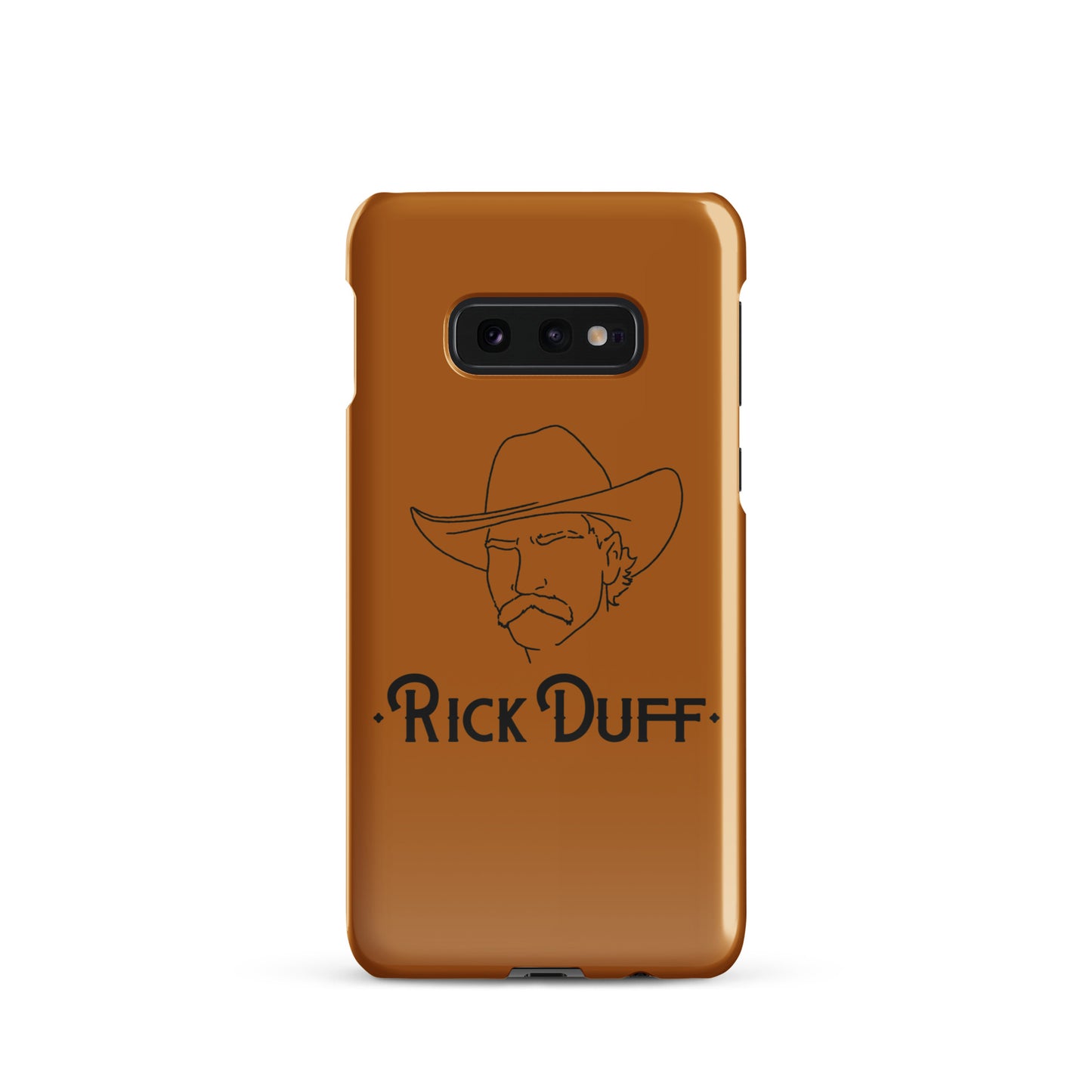 Cowboy portrait - Brun - Étui de téléphone Samsung - Rick Duff