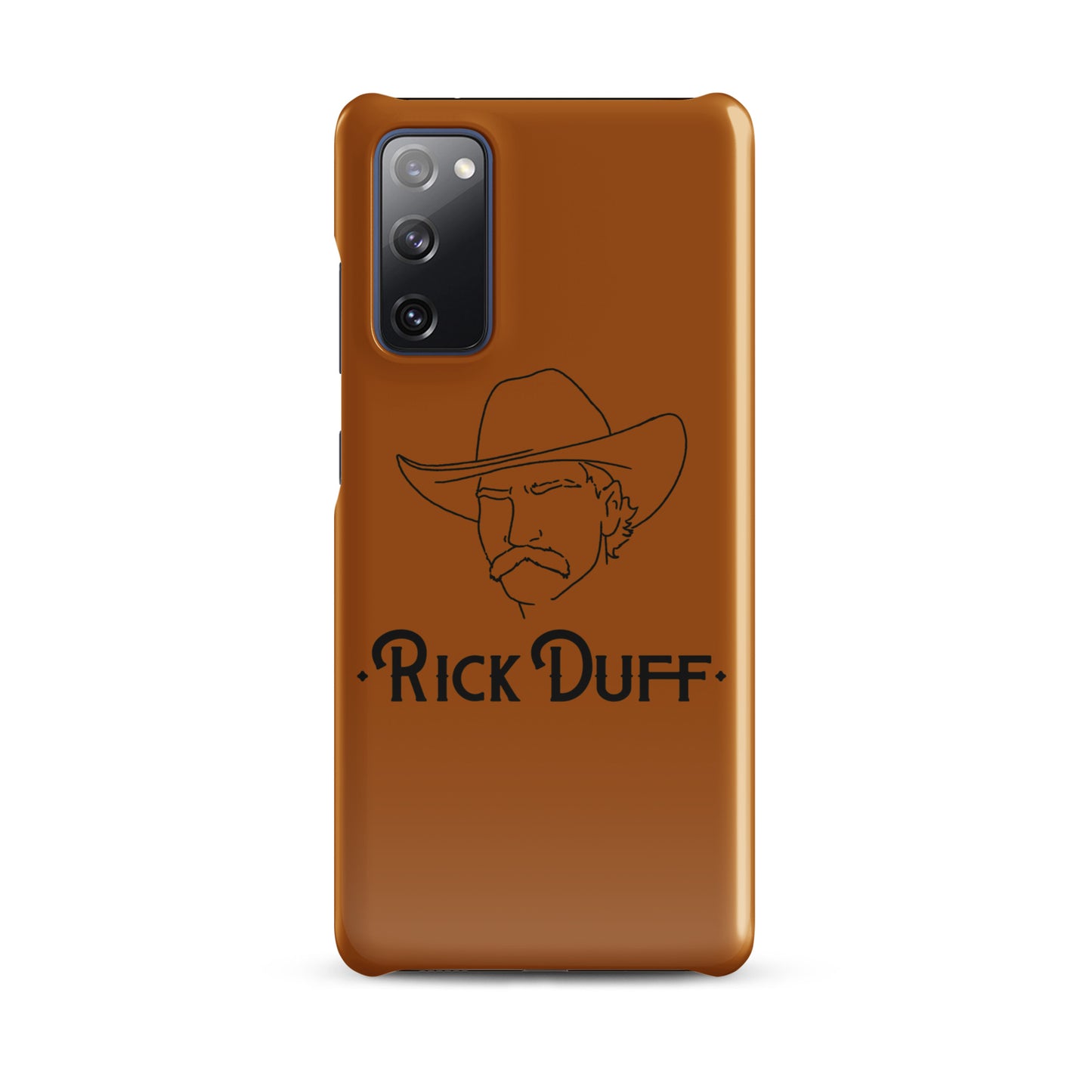 Cowboy portrait - Brun - Étui de téléphone Samsung - Rick Duff