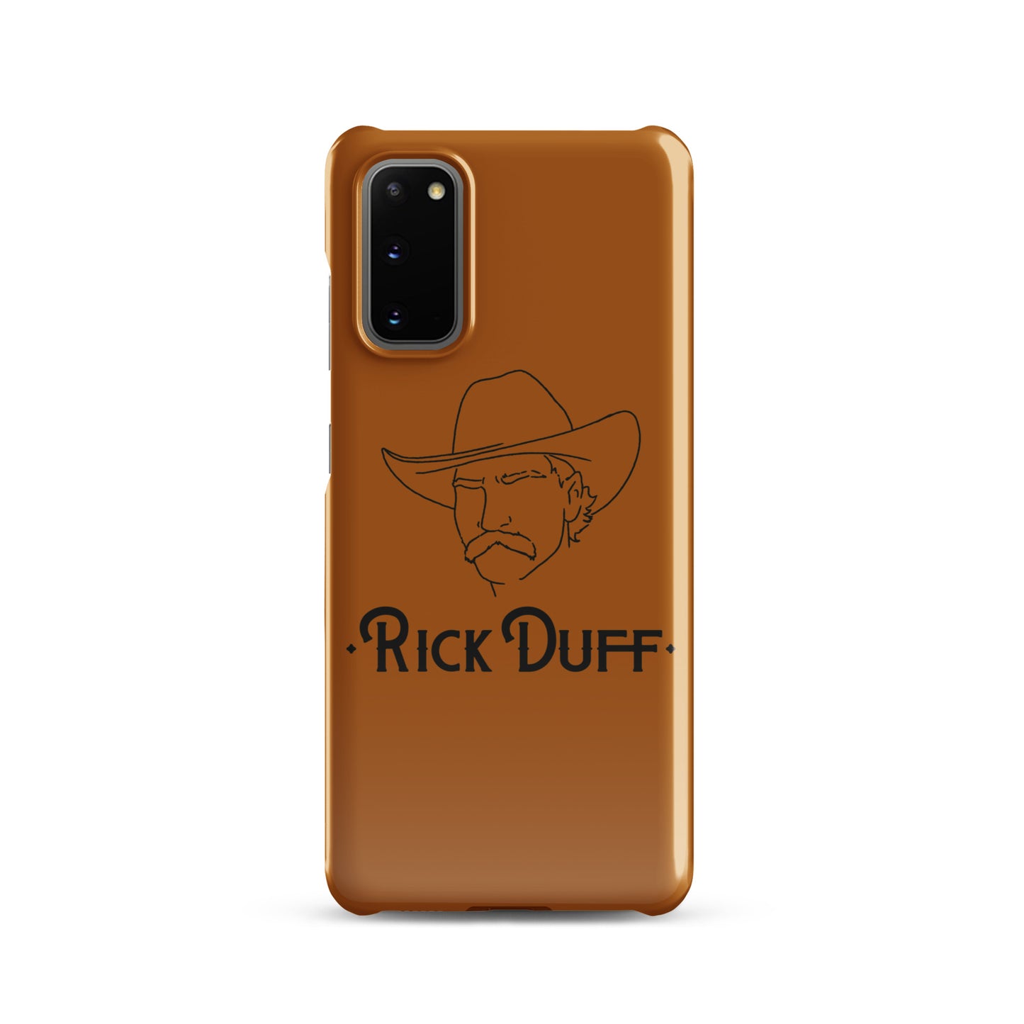 Cowboy portrait - Brun - Étui de téléphone Samsung - Rick Duff