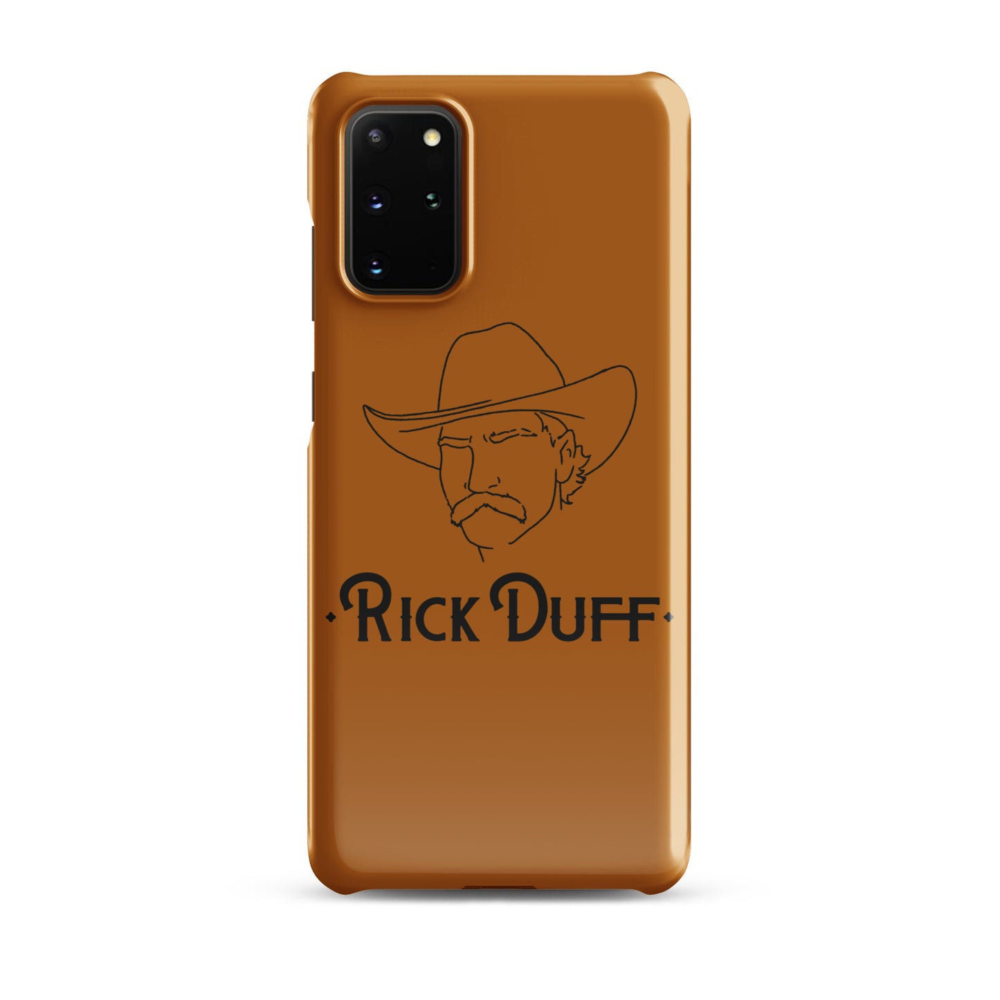 Cowboy portrait - Brun - Étui de téléphone Samsung - Rick Duff
