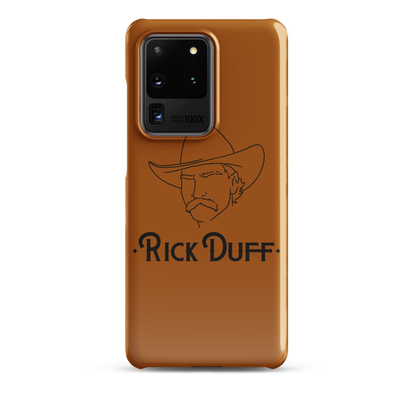 Cowboy portrait - Brun - Étui de téléphone Samsung - Rick Duff