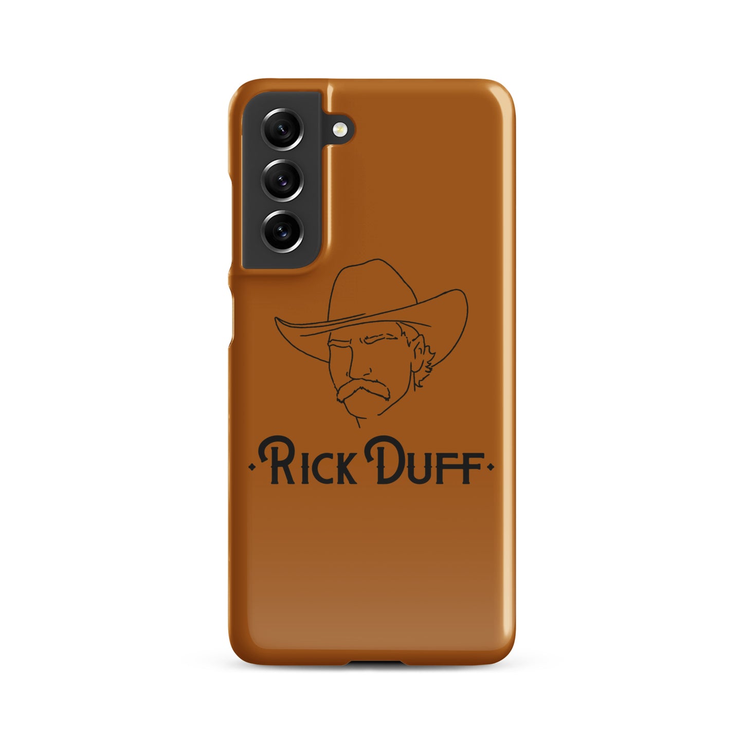 Cowboy portrait - Brun - Étui de téléphone Samsung - Rick Duff