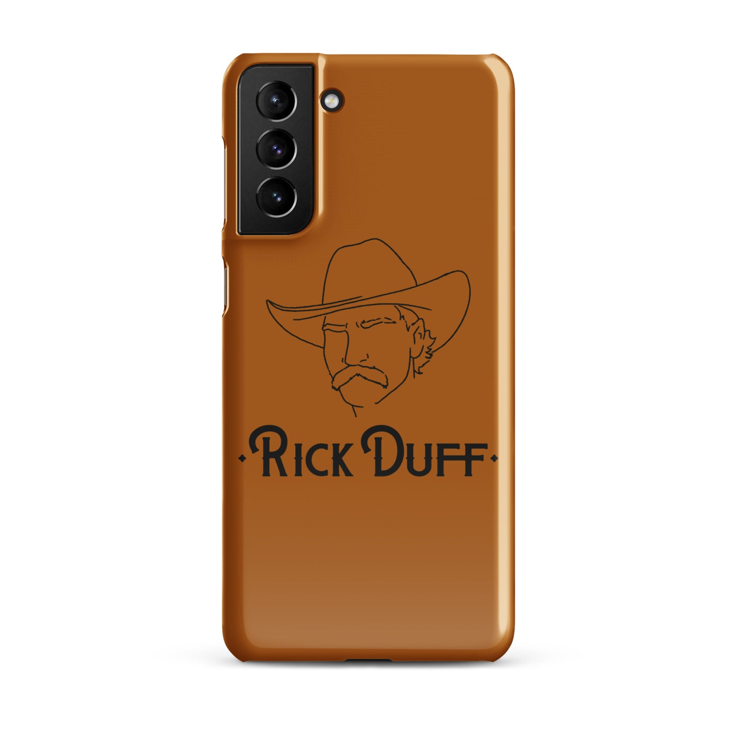 Cowboy portrait - Brun - Étui de téléphone Samsung - Rick Duff