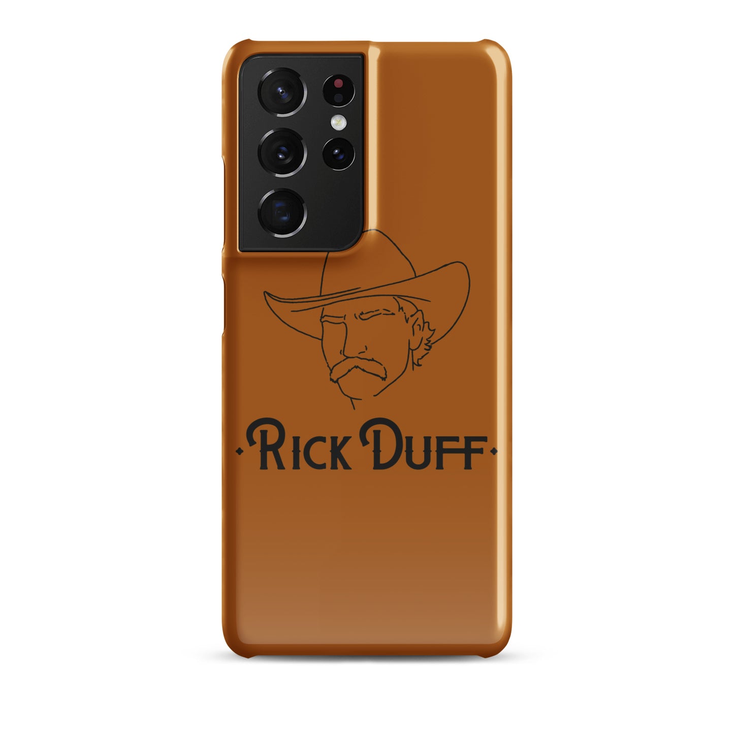 Cowboy portrait - Brun - Étui de téléphone Samsung - Rick Duff
