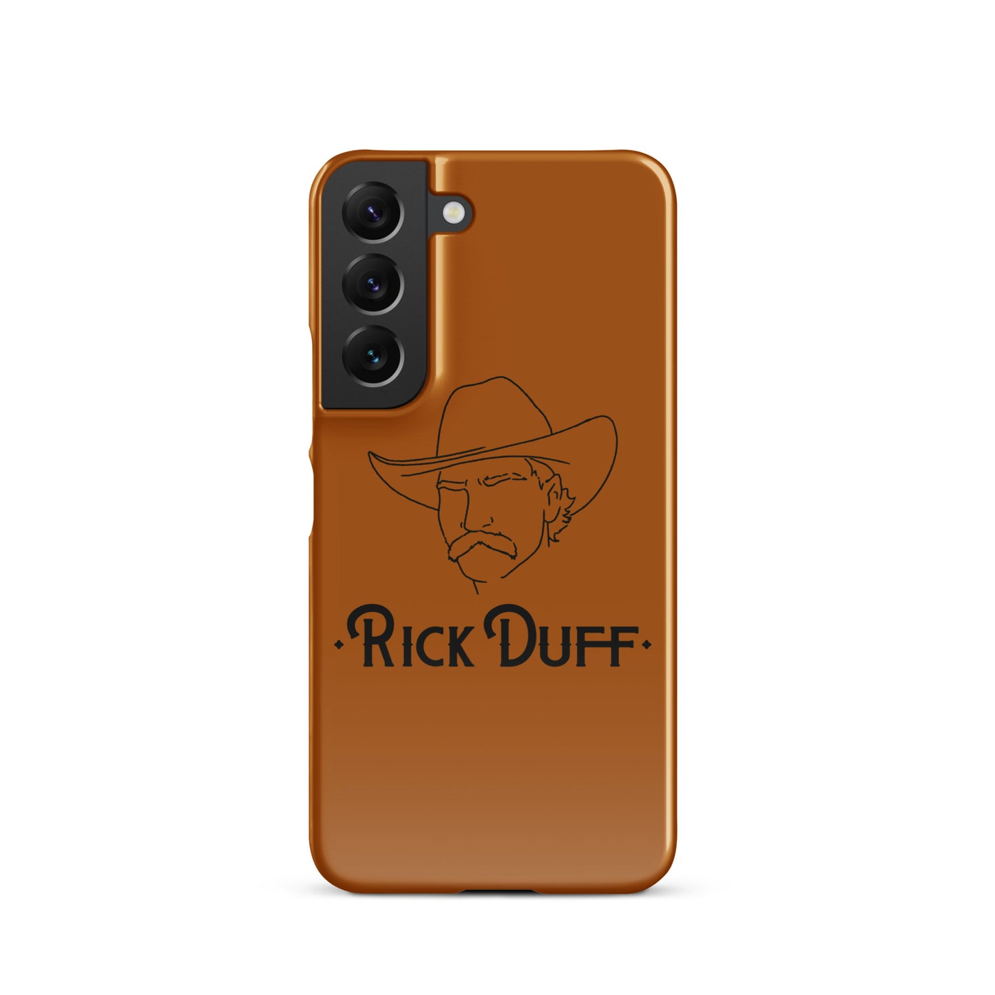 Cowboy portrait - Brun - Étui de téléphone Samsung - Rick Duff