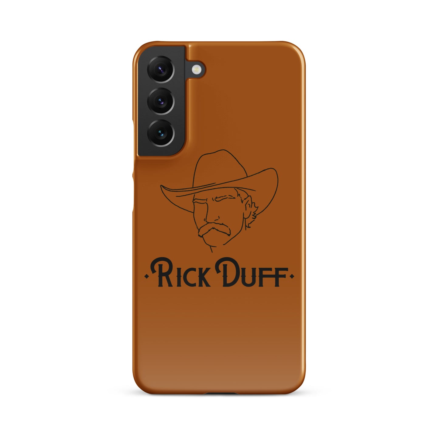 Cowboy portrait - Brun - Étui de téléphone Samsung - Rick Duff