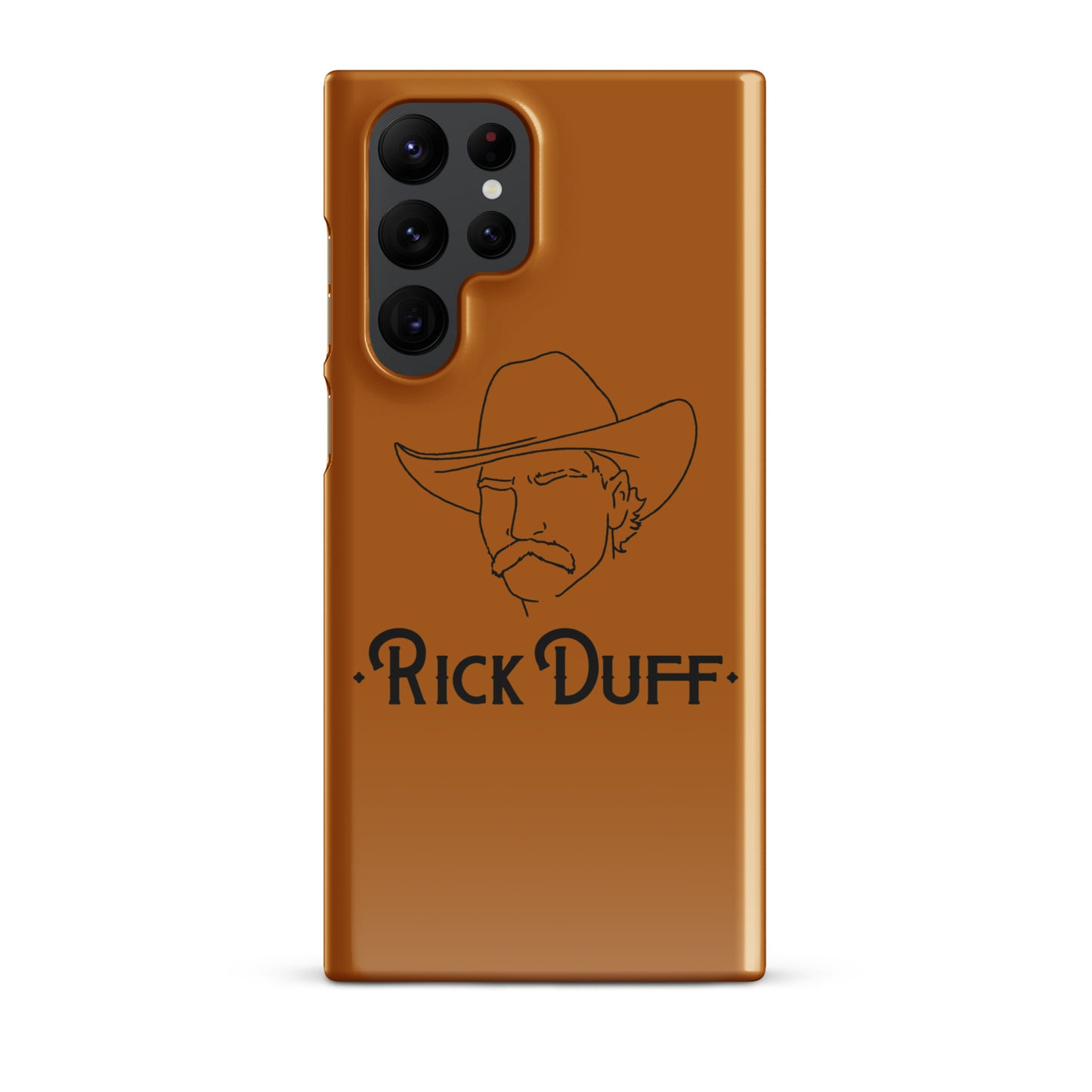 Cowboy portrait - Brun - Étui de téléphone Samsung - Rick Duff