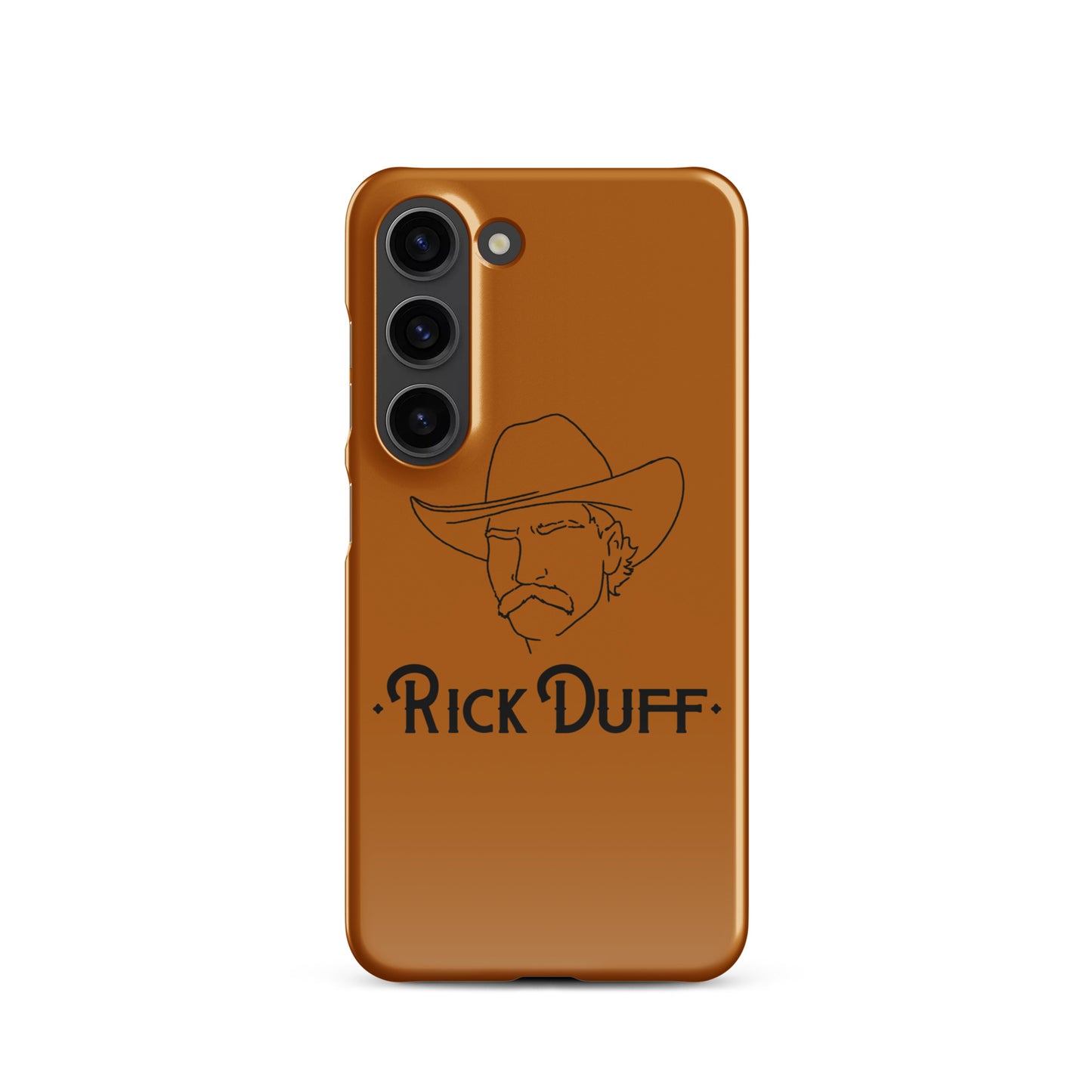 Cowboy portrait - Brun - Étui de téléphone Samsung - Rick Duff