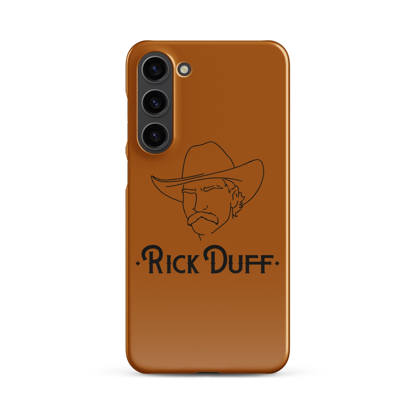 Cowboy portrait - Brun - Étui de téléphone Samsung - Rick Duff