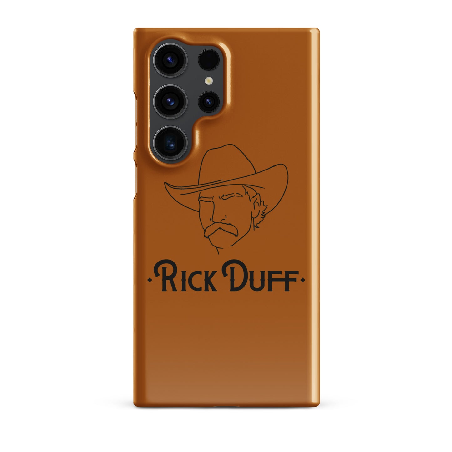Cowboy portrait - Brun - Étui de téléphone Samsung - Rick Duff