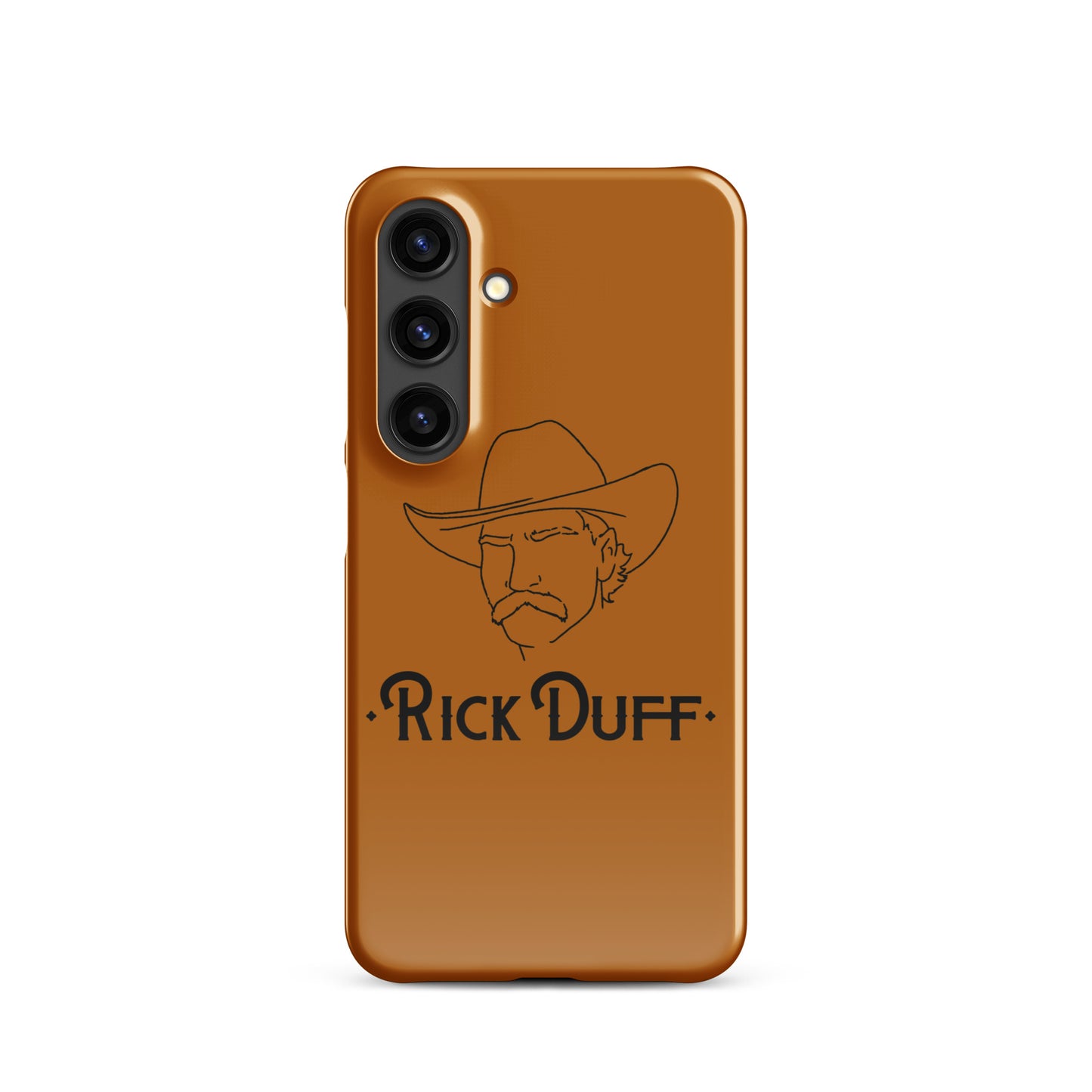 Cowboy portrait - Brun - Étui de téléphone Samsung - Rick Duff