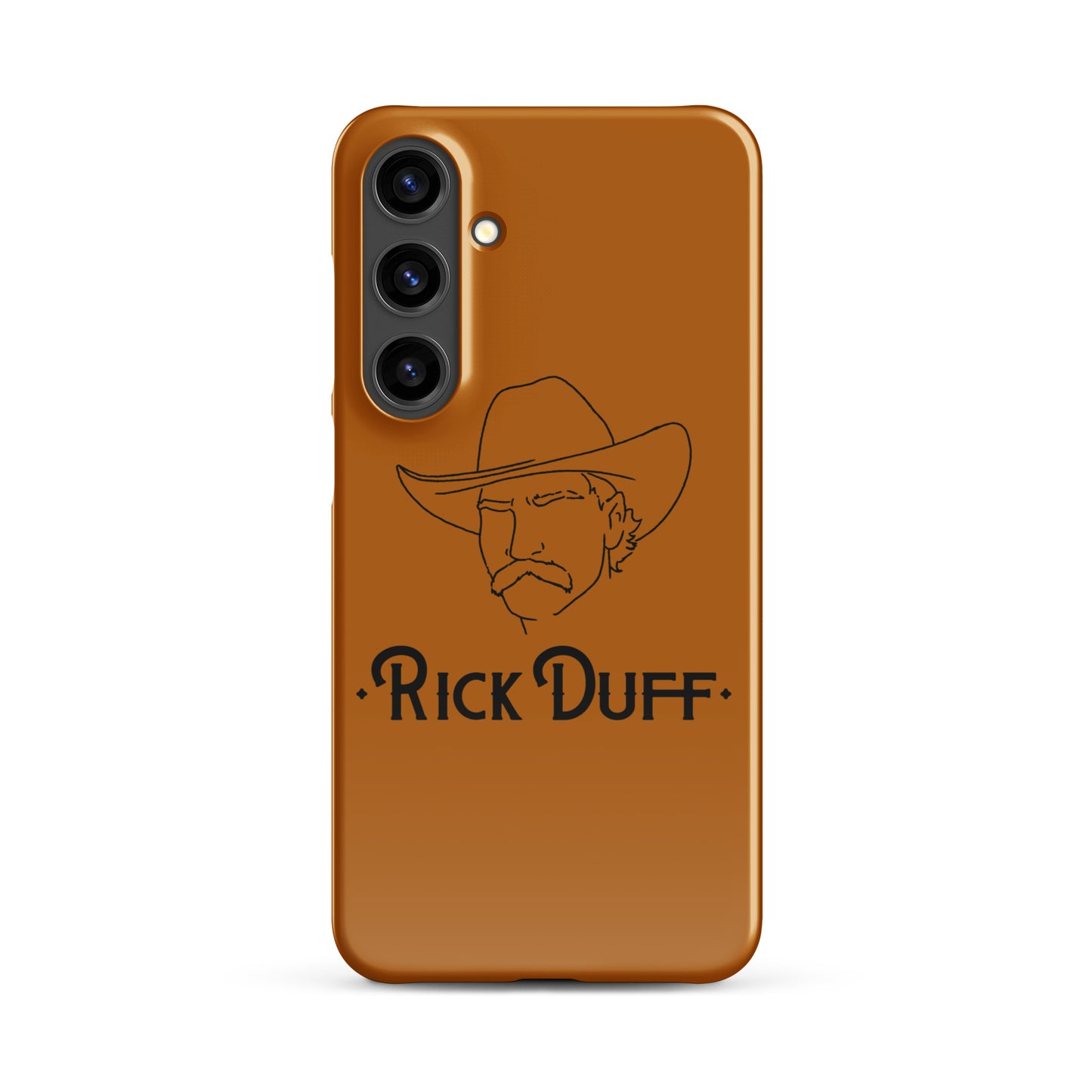 Cowboy portrait - Brun - Étui de téléphone Samsung - Rick Duff