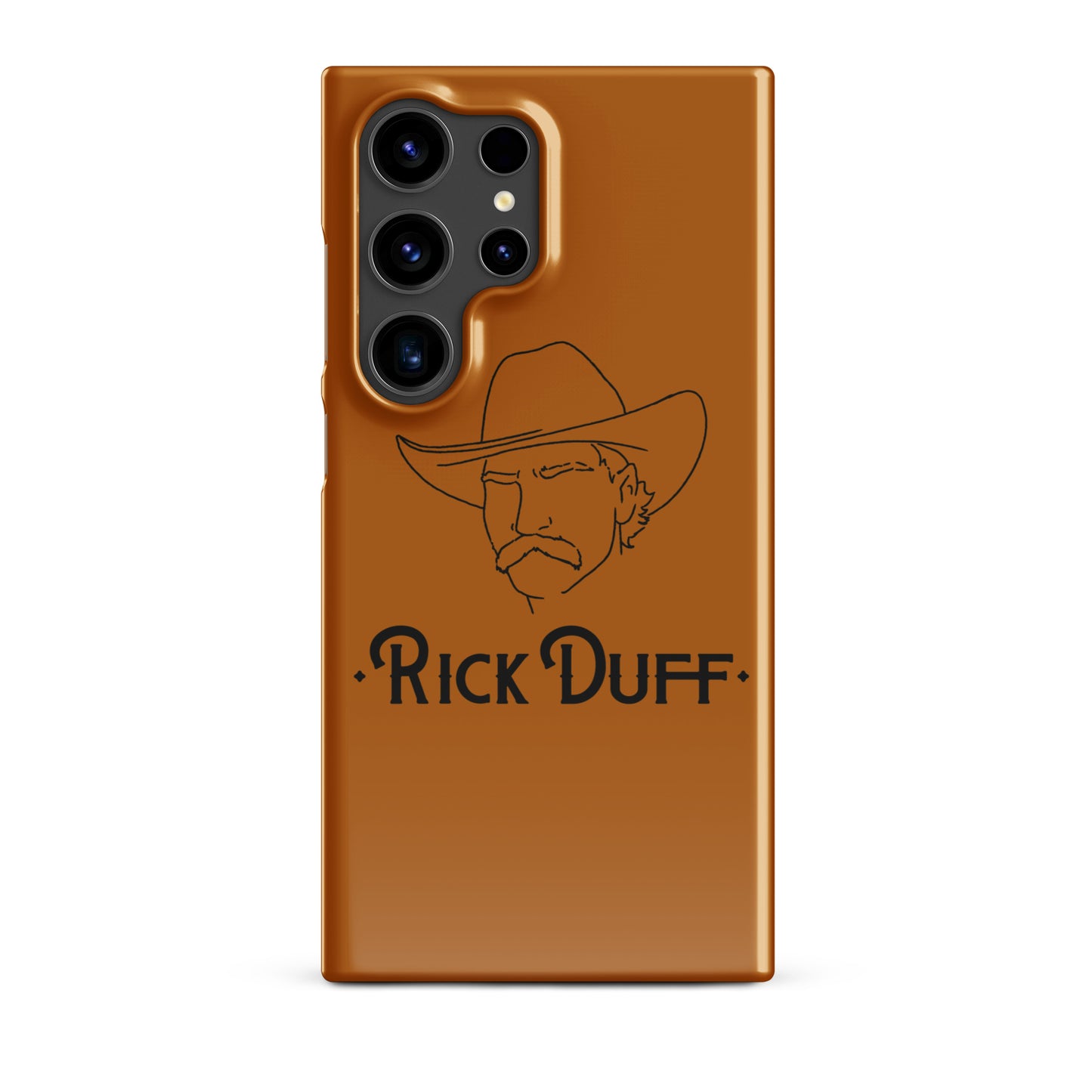 Cowboy portrait - Brun - Étui de téléphone Samsung - Rick Duff