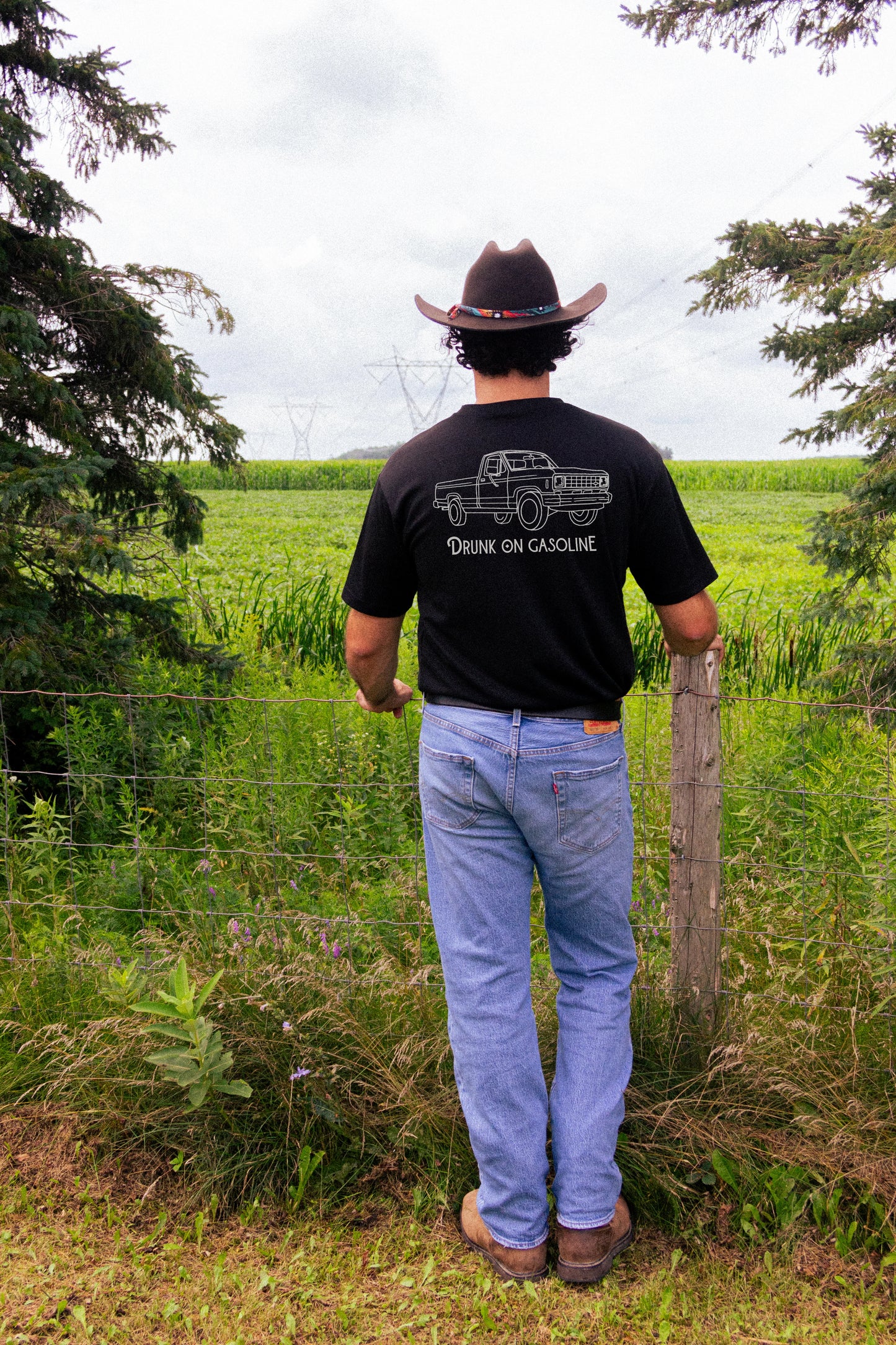 Drunk on gasoline - Ford Ranger - T-shirt Rick Duff - 100% Coton