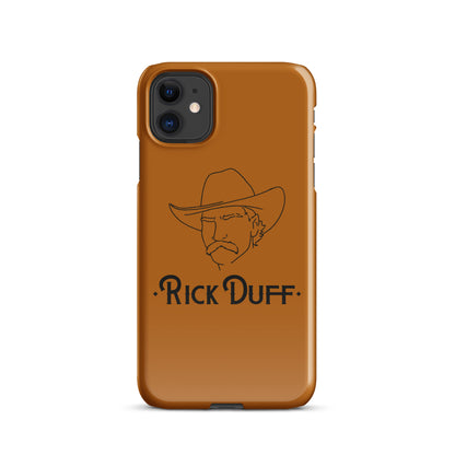 Cowboy Portrait - Brown - iPhone Phone Case - Rick Duff Cowboy Portrait - Brown - iPhone Phone Case - Rick Duff