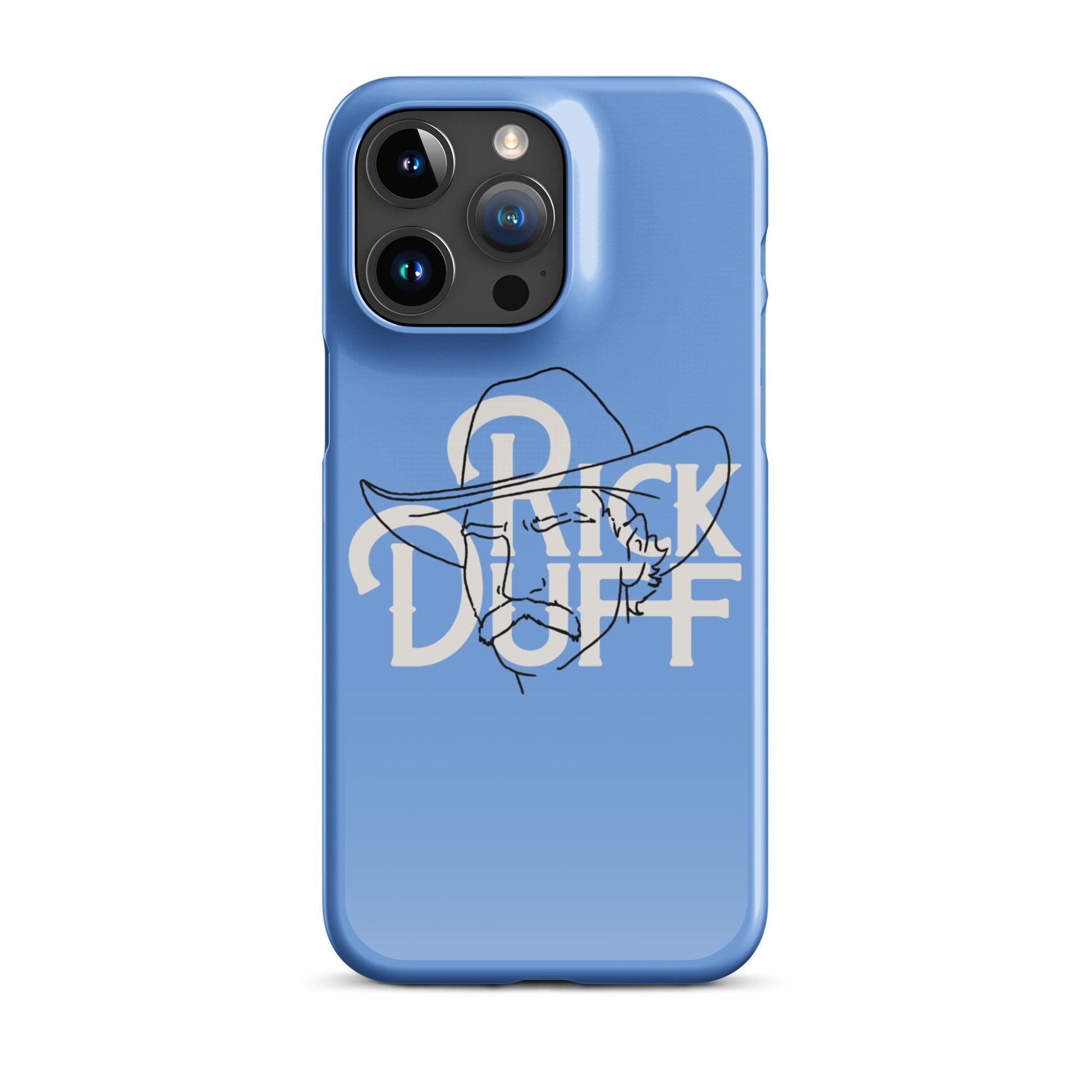 Cowboy Portrait - Powder Blue - iPhone Phone Case Cowboy Portrait - Powder Blue - iPhone Phone Case